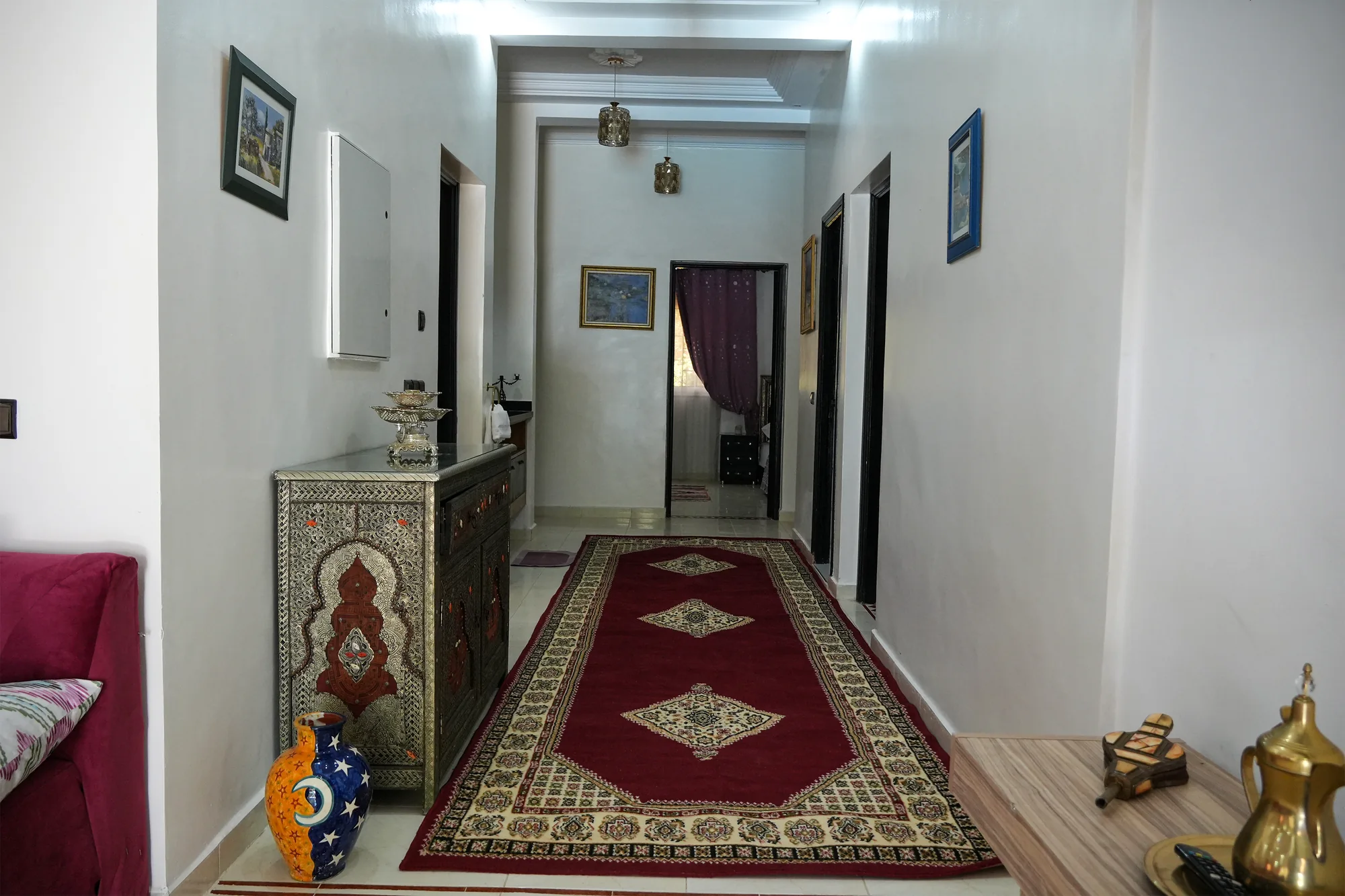 Villa Jenane Rabia — Couloir