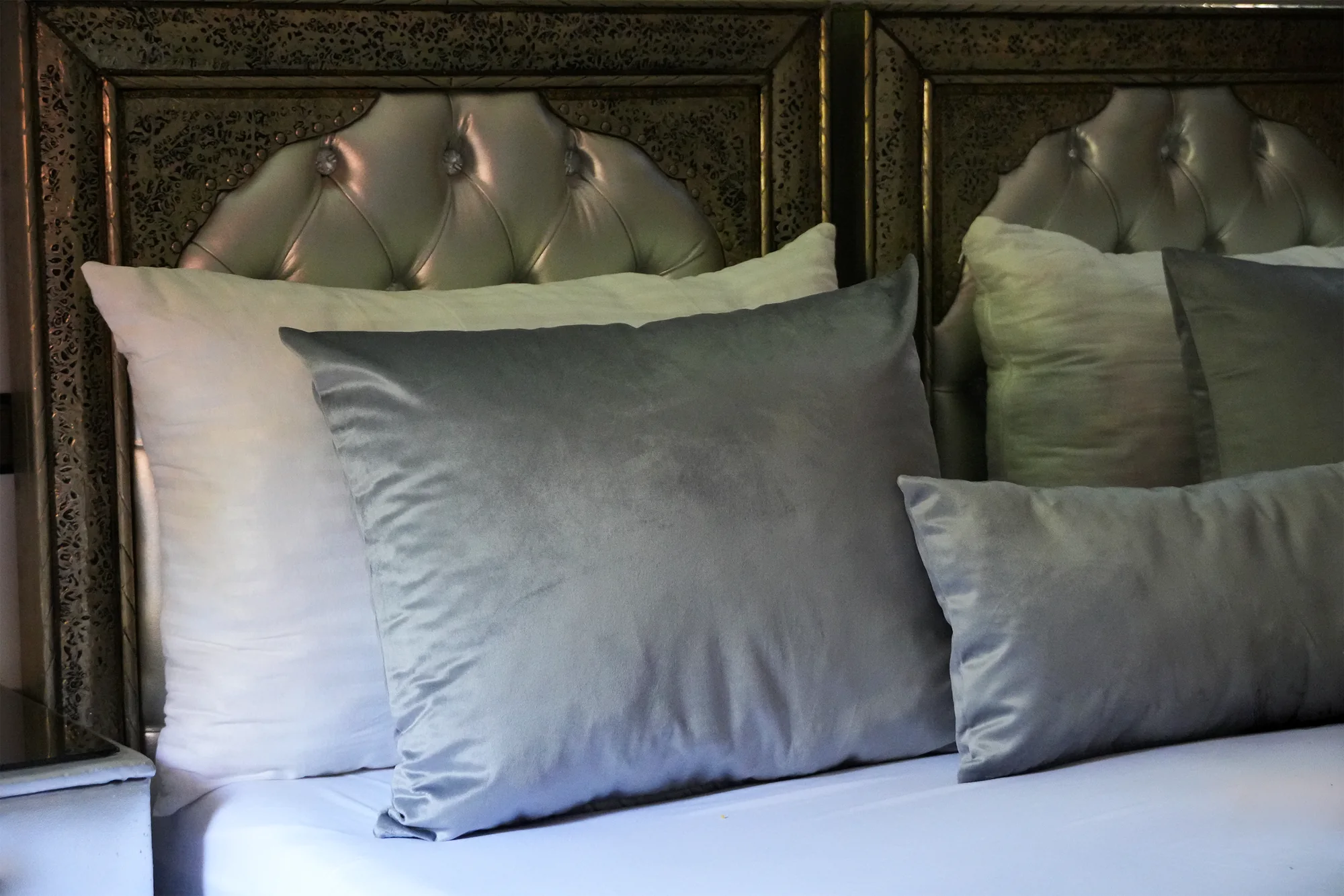 Villa Jenane Rabia — Détail de chambre