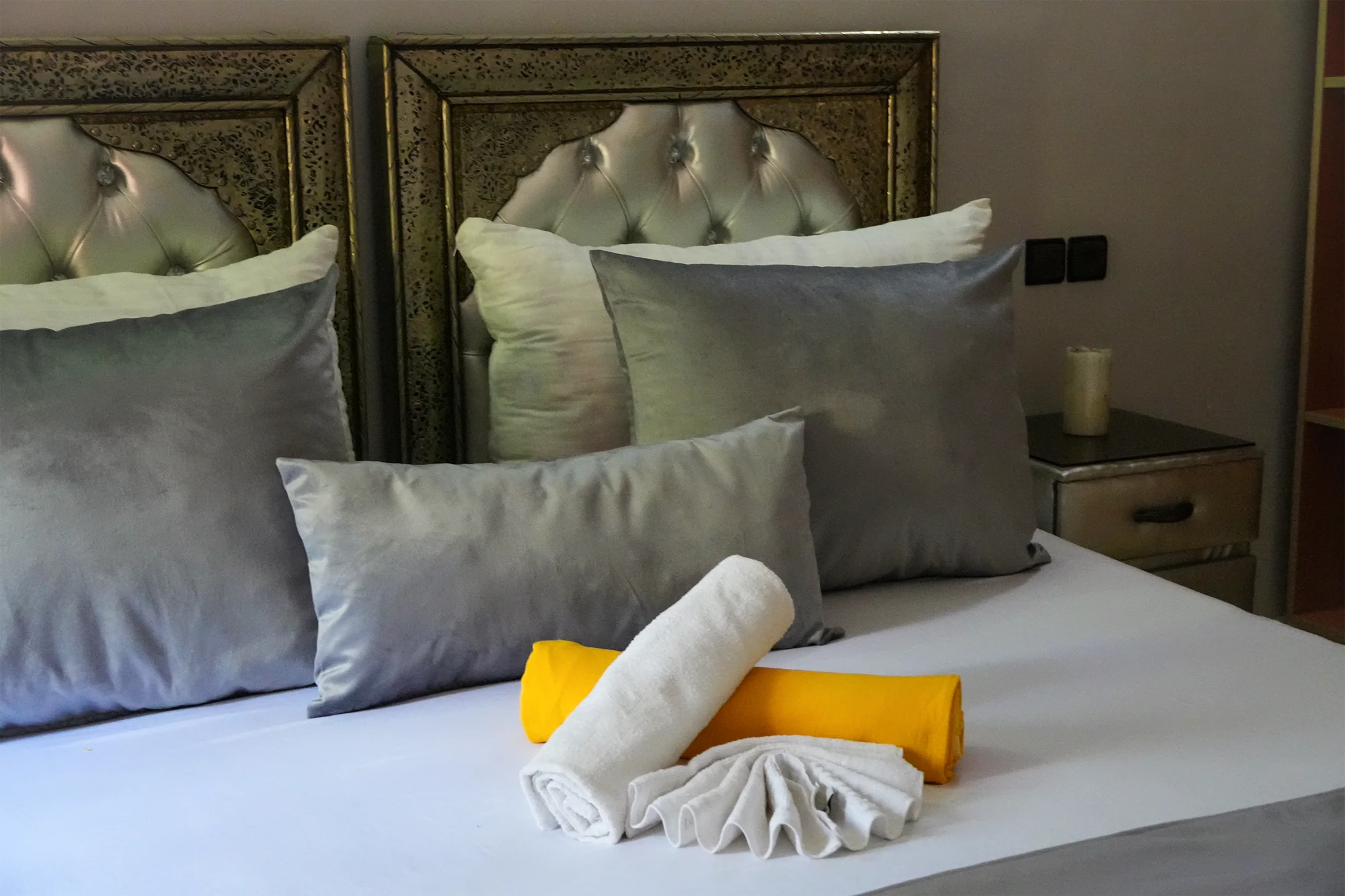Villa Jenane Rabia — Détail de chambre